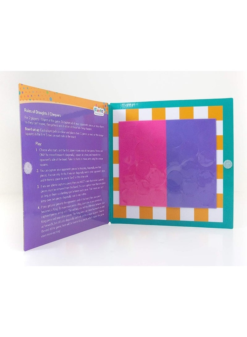 Fiesta Crafts - Fiesta Crafts Draughts Stickabouts Game - Image 1