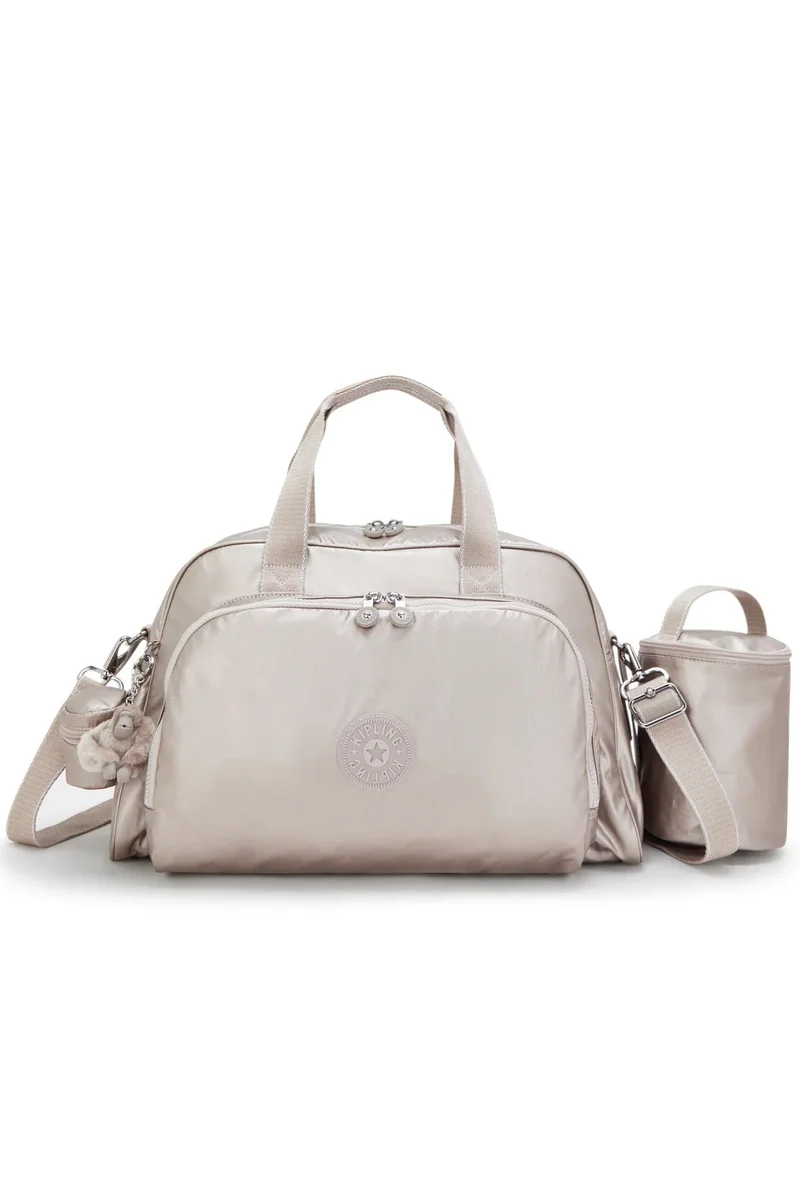 kipling Camama Large Baby Bag - Metallic Glow