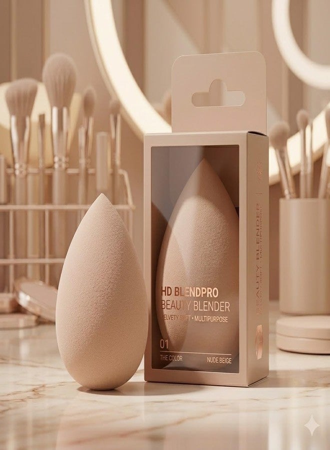 Beauty Blender Makeup Sponge for Flawless Makeup Application | Soft Latex Free Blending Sponge for Foundation, Concealer & Cream Makeup | Reusable | Random Color Shipped As Per Availibility (Multicolor) - Image 2