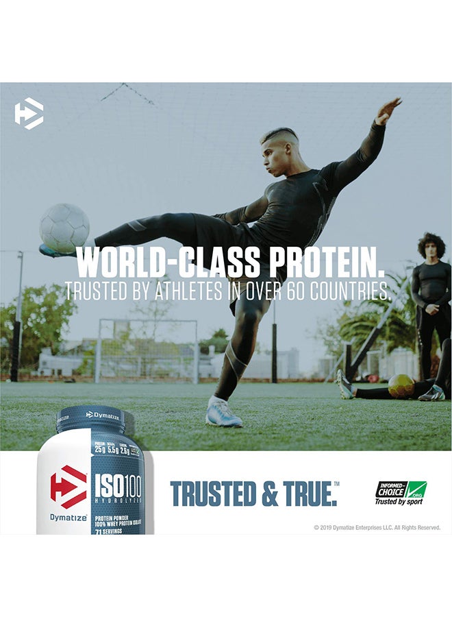Iso 100 Hydrolyzed Protein Powder - Cookies And Cream - 5Lb 2.3Kg