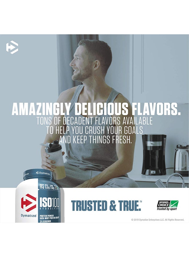 ديماتيز مسحوق بروتين متحلل ISO 100 - كوكيز وكريمة - 5 رطل - Image 2