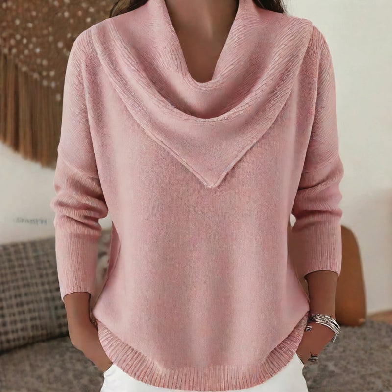 Women's Long Sleeve Sweater Fall Winter Casual Knit Top - Image 4