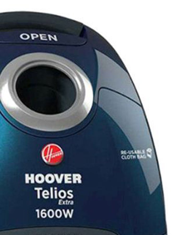 هوفر مكنسة كهربائية 1 فلتر هيبا 3.5 L 1600 W TX1600020 أزرق/فضي/أسود - Image 2