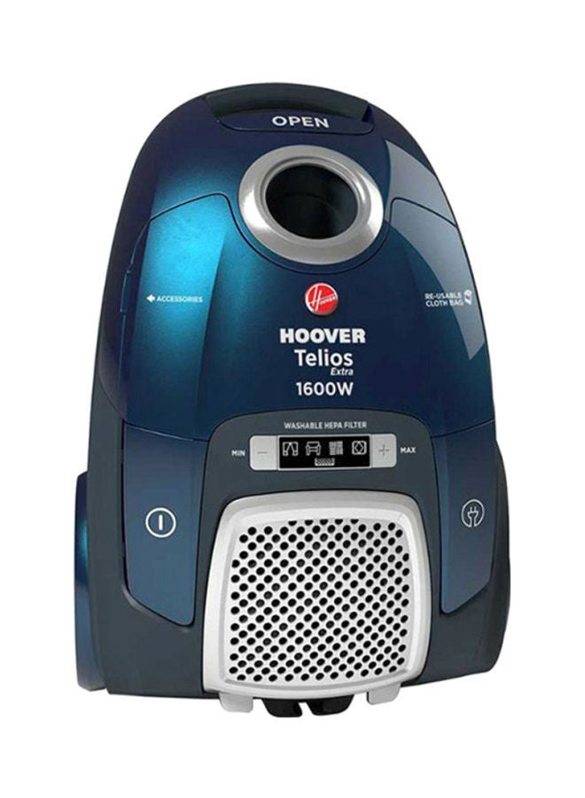 هوفر مكنسة كهربائية 1 فلتر هيبا 3.5 L 1600 W TX1600020 أزرق/فضي/أسود - Image 1