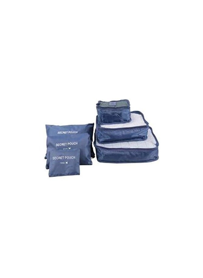 6-Piece Outdoor Traveling Household Clothing Storage Bag Set Multicolour Medium  - Image 4