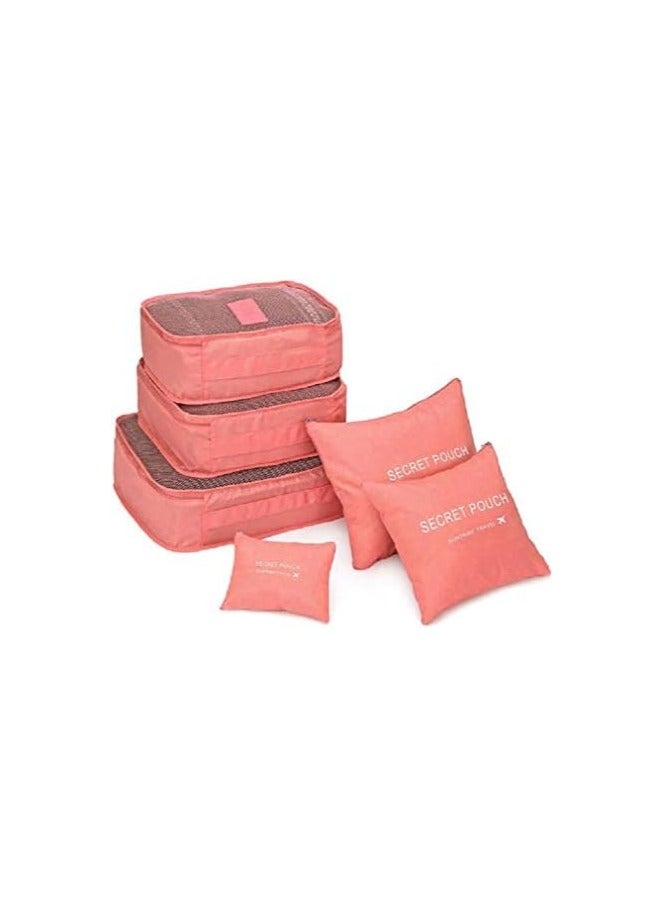 6-Piece Outdoor Traveling Household Clothing Storage Bag Set Multicolour Medium  - Image 5