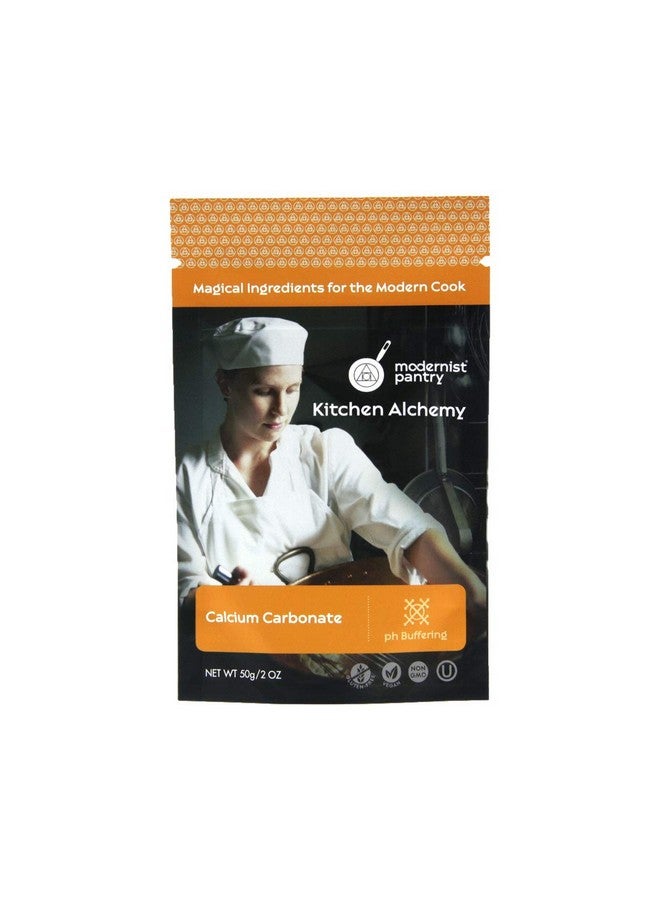 Modernist Pantry Pure Calcium Carbonate ⊘ Non-GMO Gluten-Free Vegan OU Kosher Certified - 50g/2oz - Image 1