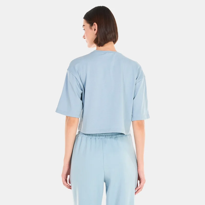 ذا جيفينج موفمنت تيشيرت بوكسي كروبد للنساء