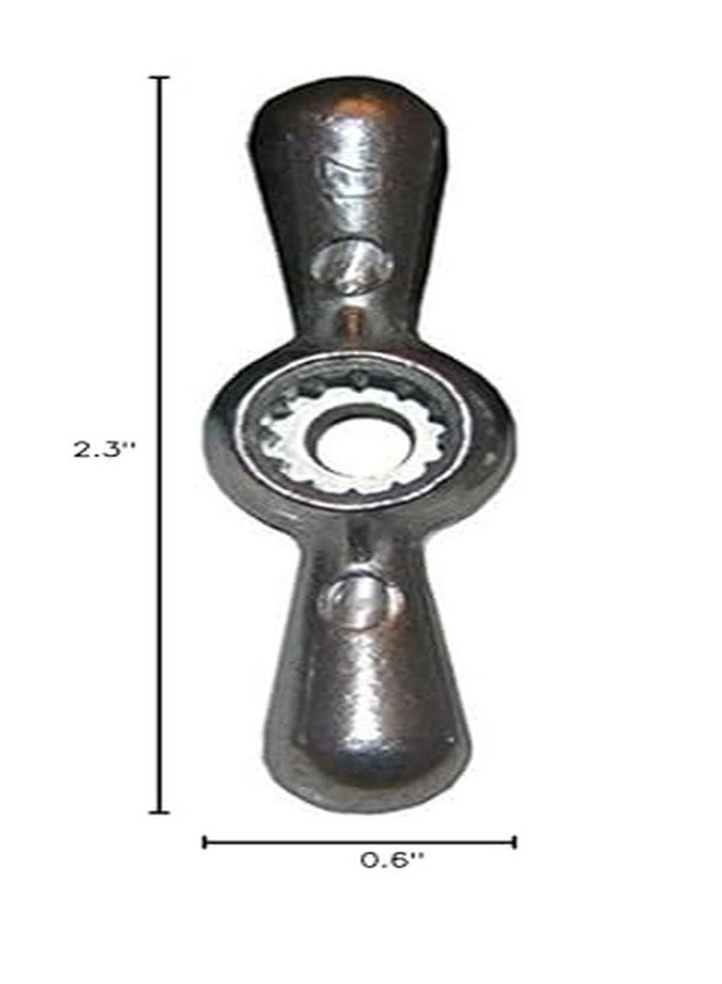 لاسكو مقبض صنبور خارجي معدني من لاسكو 01-5097، 12 نقطة تثبيت - Image 2