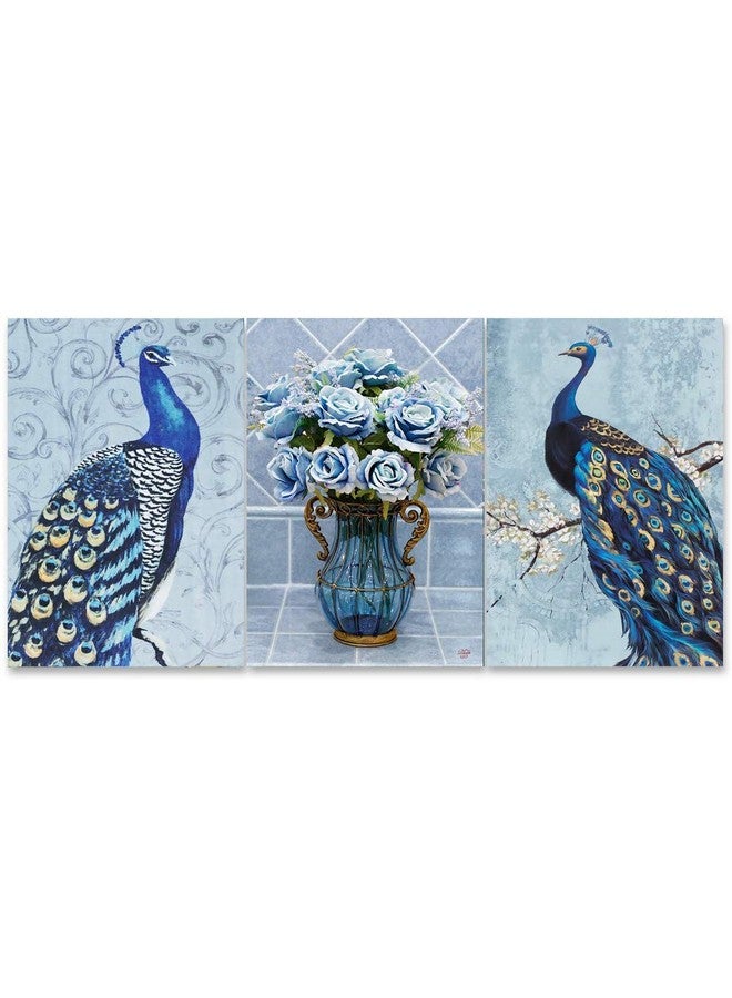 Rangoli Wood Animals Painting, Multicolour, Abstract, 12x19 inch - Image 1