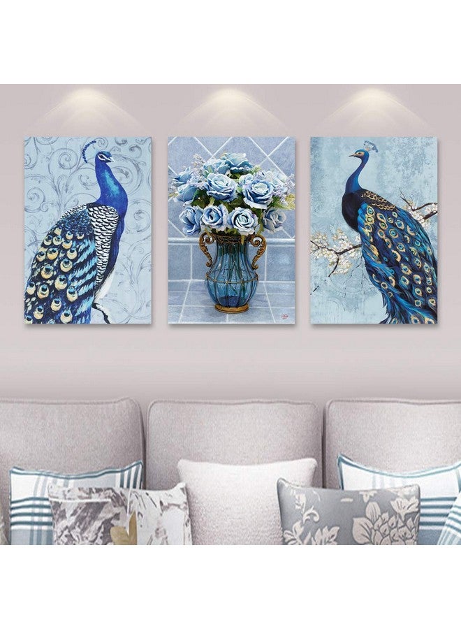Rangoli Wood Animals Painting, Multicolour, Abstract, 12x19 inch - Image 2