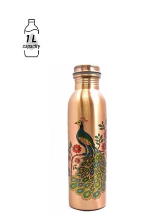 Peacock Elegance 1000ml Pure Premium Copper Water Bottle - pzsku/Z954978C6C1EDB094DF94Z/45/1747910988/ea338a5a-e5e5-4299-b8b6-0ff3e30698f6