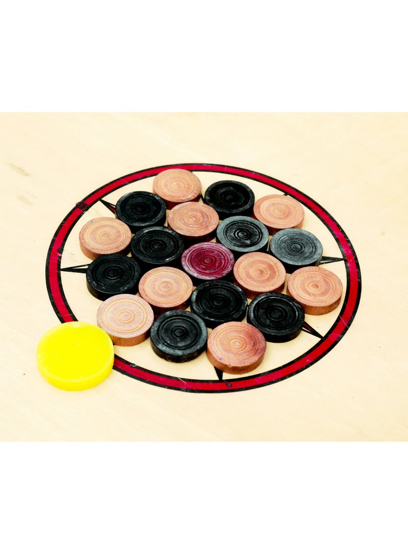 MG - Carrom Board With Coins and Striker 32x32 Inch - Image 1