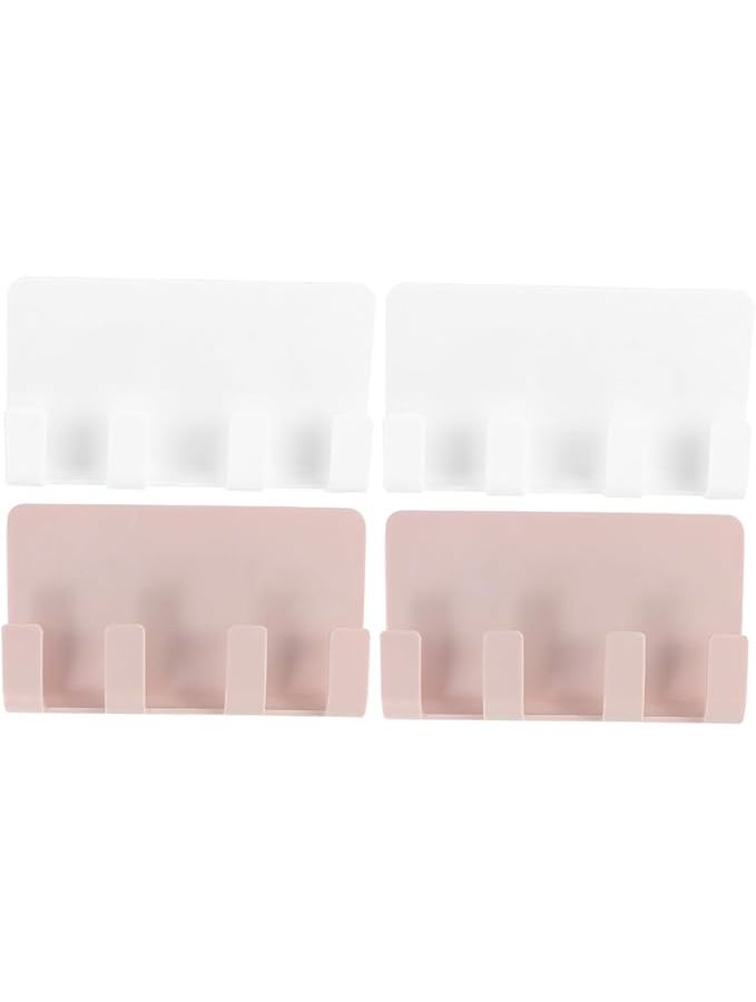 Wall Mount Phone Holder Remote Storage Organizer For Bedroom Office 12X7X1 3cm - Image 1