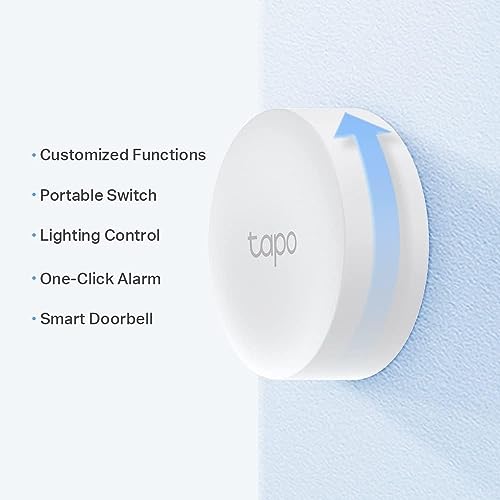 tapo TP-Link Tapo S200B Smart Button, Works with Tapo devices | Smart Home Control | Flexible Placement | Battery Powered | Tapo Hub required - Image 3