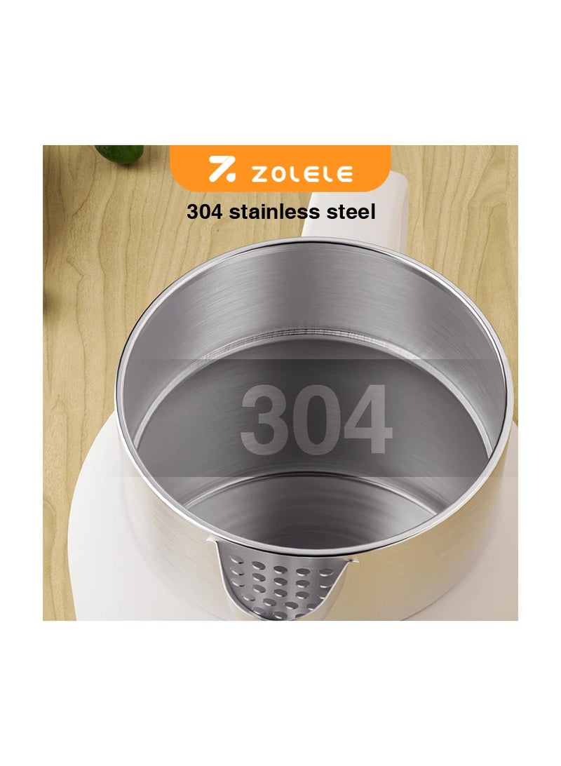 ZOLELE HK152 Cordless Smart Electric Kettle - White - Image 4