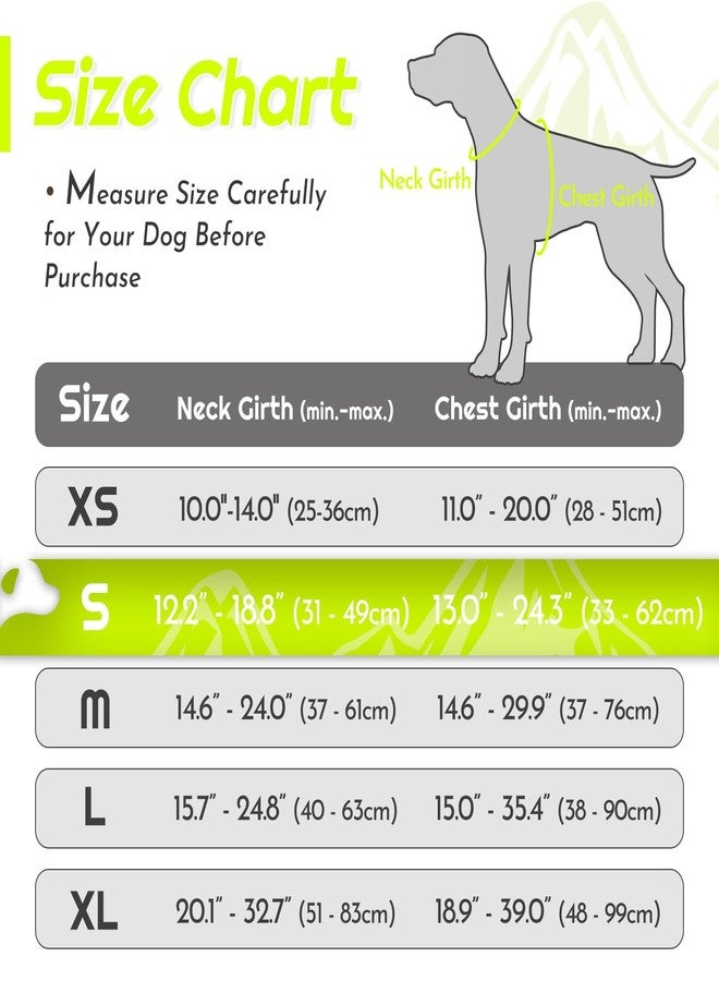 Eagloo Dog Harness Small Sized Dog, No Pull Service Vest with Reflective Strips and Control Handle, Adjustable and Comfortable for Walking, No Choke Pet Harness with 2 Metal Rings, Green, S - Image 2