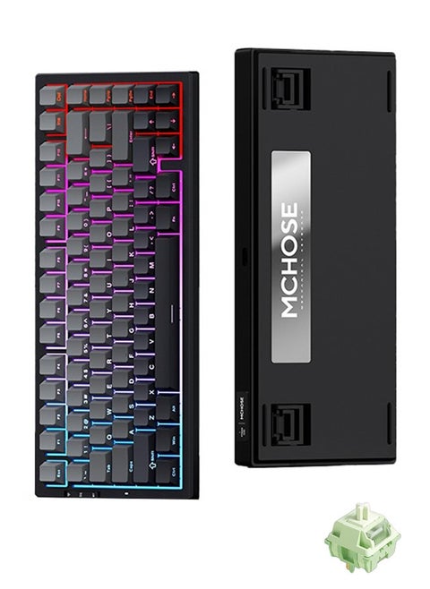 G75 Pro Matcha Latte axis V2 Hot Swap Mechanical Gaming Keyboard 3 Mode Connection Bluetooth/Wireless/USB-C