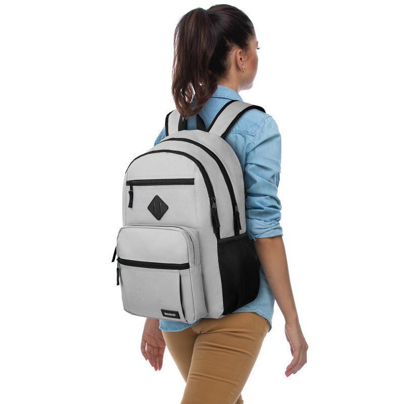 BIKROD Backpack for Men and Women, Lightweight Casual School Backpack for Teens Boys and Girls, Daily-use Travel Laptop Backpack Fits 15.6 Inch Notebook, High School Bookbag - Image 5