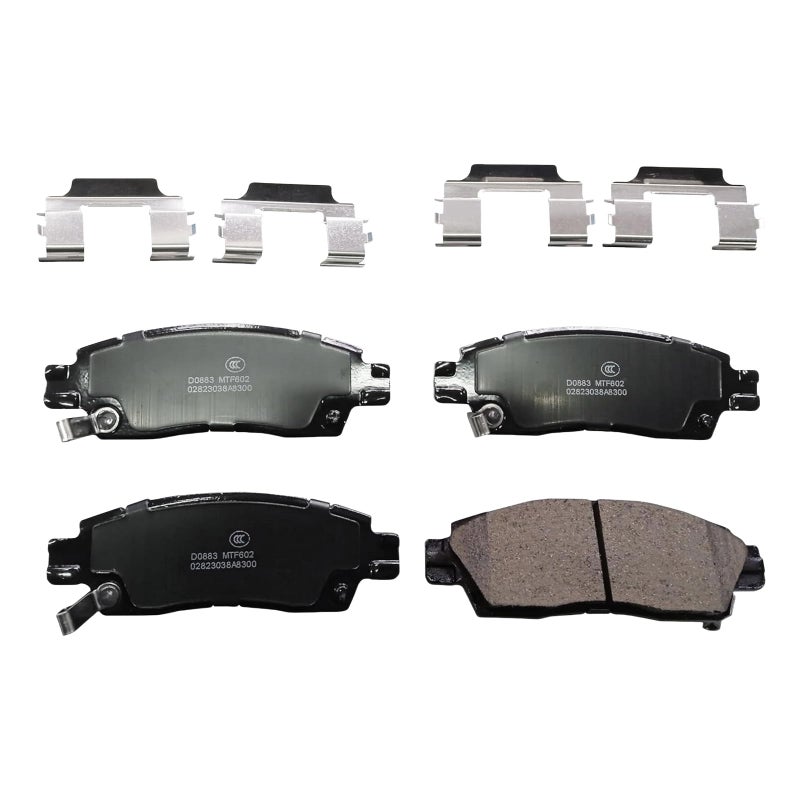 Generic TAIROD Rear Ceramic Brake Pads D883 for Buick Enclave Rainier Chevrolet Chevy T10 SSR Trailblazer Traverse | GMC Acadia Envoy | Isuzu Ascender | Oldsmobile Bravada | Saab 9-7x | Saturn Outlook  - Image 1