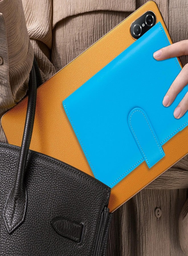 NICOOTH Budget Binder Cash Envelopes for Budgeting Money Organizer for Cash Money Envelopes for Cash Leather A6 Budget Binder with Zipper envelopes (Dark Blue) - Image 3