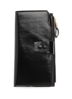 NIBEMINENT Antimagnetic Leather Purse Black  - Image 1