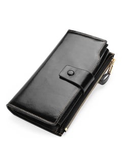 NIBEMINENT Antimagnetic Leather Purse Black  - Image 2