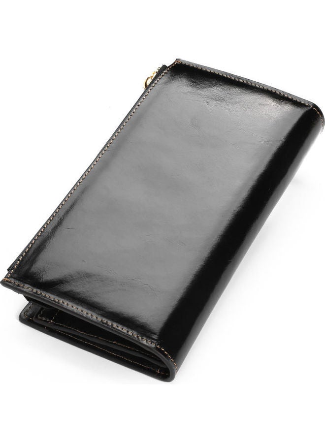 NIBEMINENT Antimagnetic Leather Purse Black  - Image 4