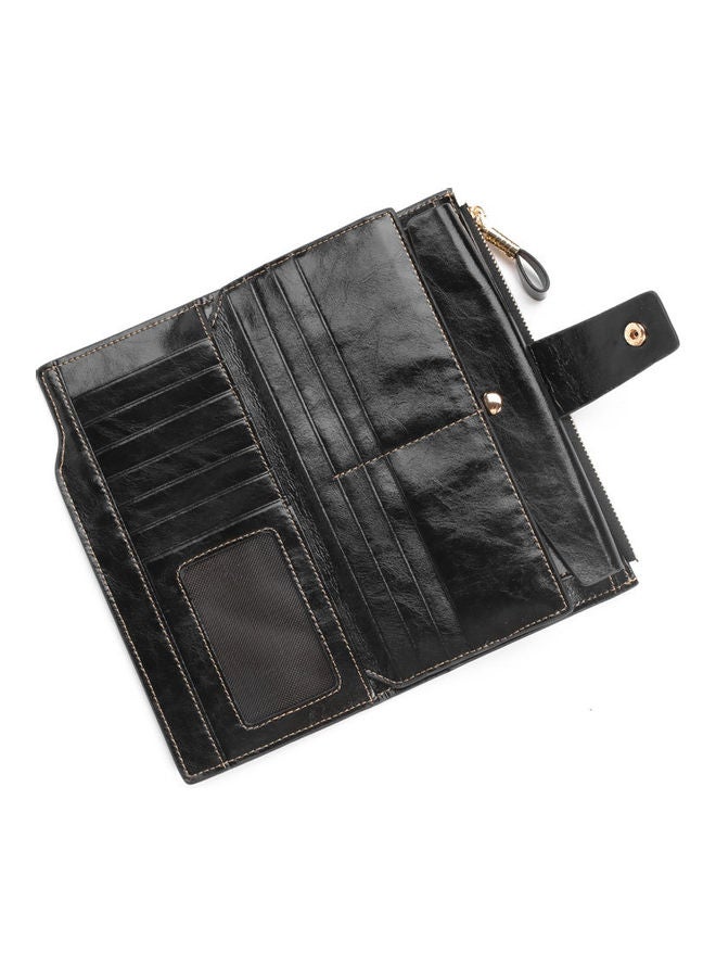 NIBEMINENT Antimagnetic Leather Purse Black  - Image 5