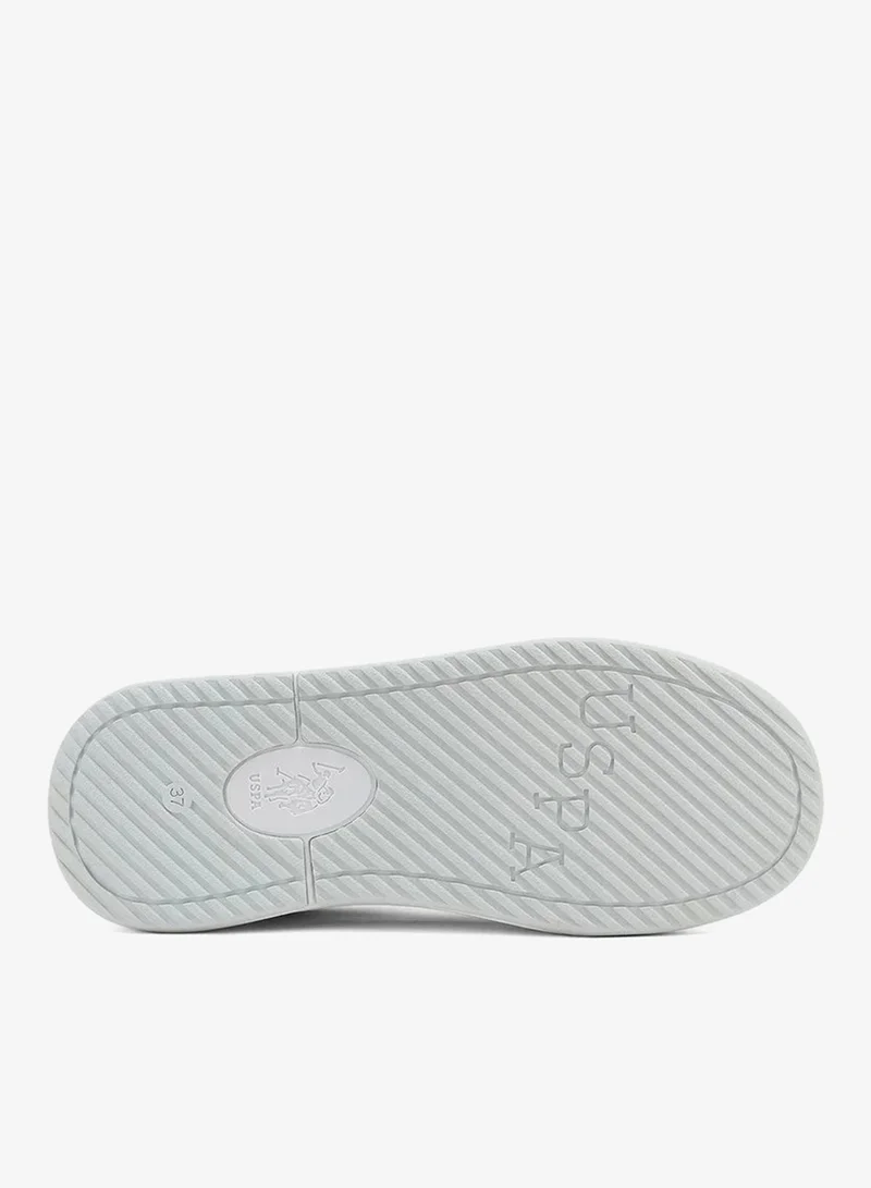 U.S. Polo Assn. white U.S. Polo Assn. Women’s PHILI GLB 5PR White Sneakers – Casual Lace-Up Fashion Shoes | Lightweight Cushioned Everyday Comfort Trainers for Women | Best Price UAE