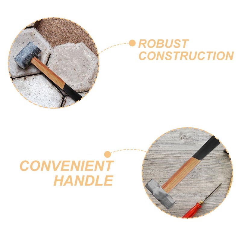 Yardwe Wood Hammer Handle Replacement for 1250g Masonry Hammer - Image 3