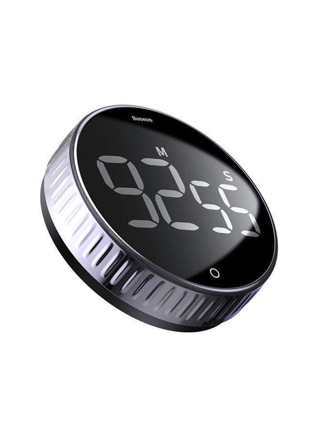 Baseus Magnetic Rotary Timer, LED Display Timer, Kitchen Timer, Kitchen Baking and Student Learning Self-discipline Time Management Stopwatch Countdown Timer for Kitchen Cooking, Teaching, Study - Image 1
