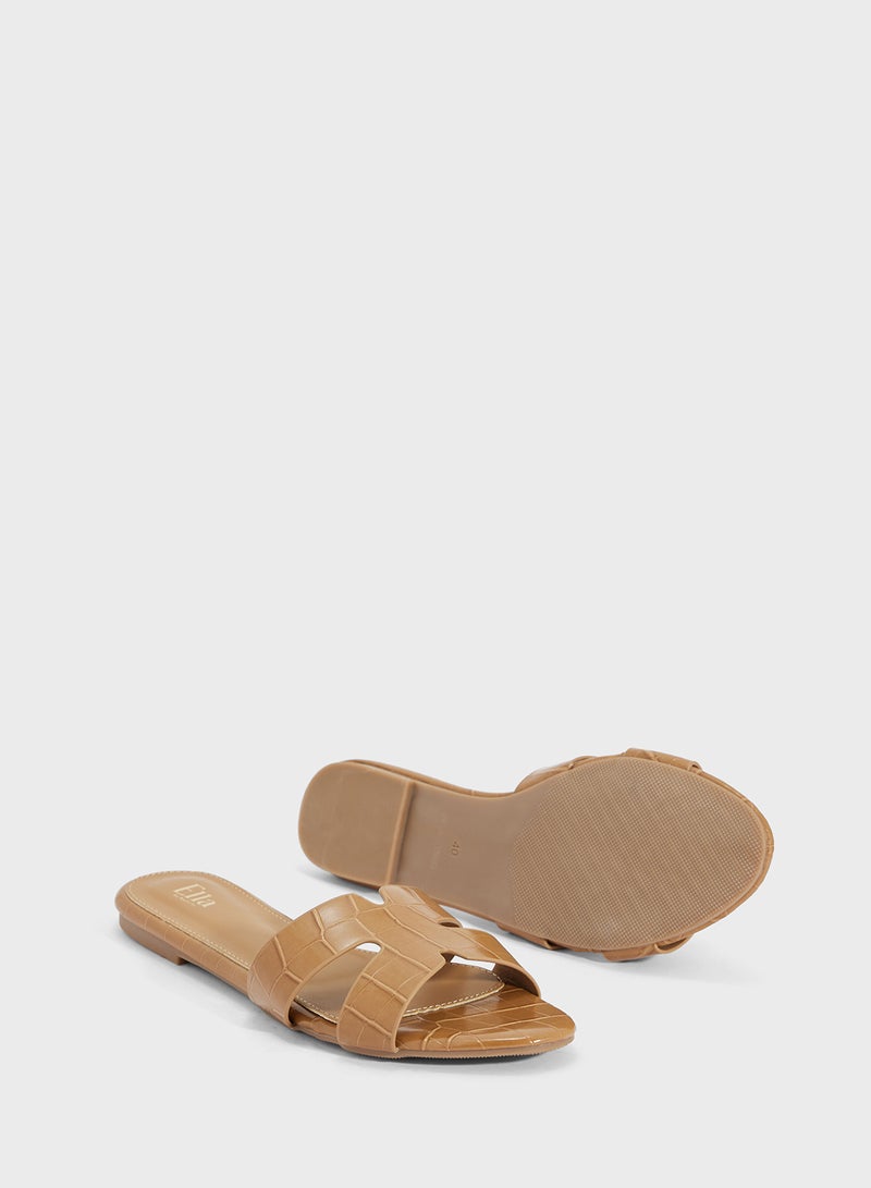 ELLA Ladies Classic Flat Sandal  - Image 3