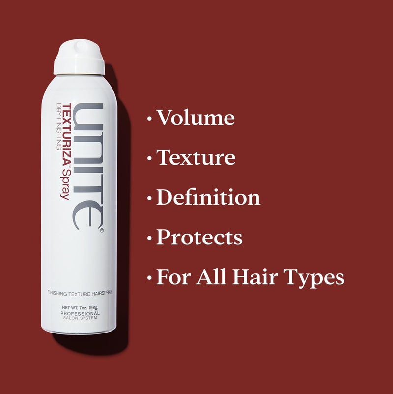 UNITE Hair - TEXTURIZA Texturizing Spray - Adds Volume, Texture & Fullness - Medium Hold, Matte Finish - Safe for All Hair Types, 7 oz - Image 2