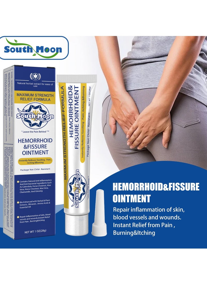 SOUTH MOON Doctor Hemorrhoid and Fissure Ointment Treatment with , Pure Aloe Vera, Amino Acids and Essential Oils and Minerals - Image 4
