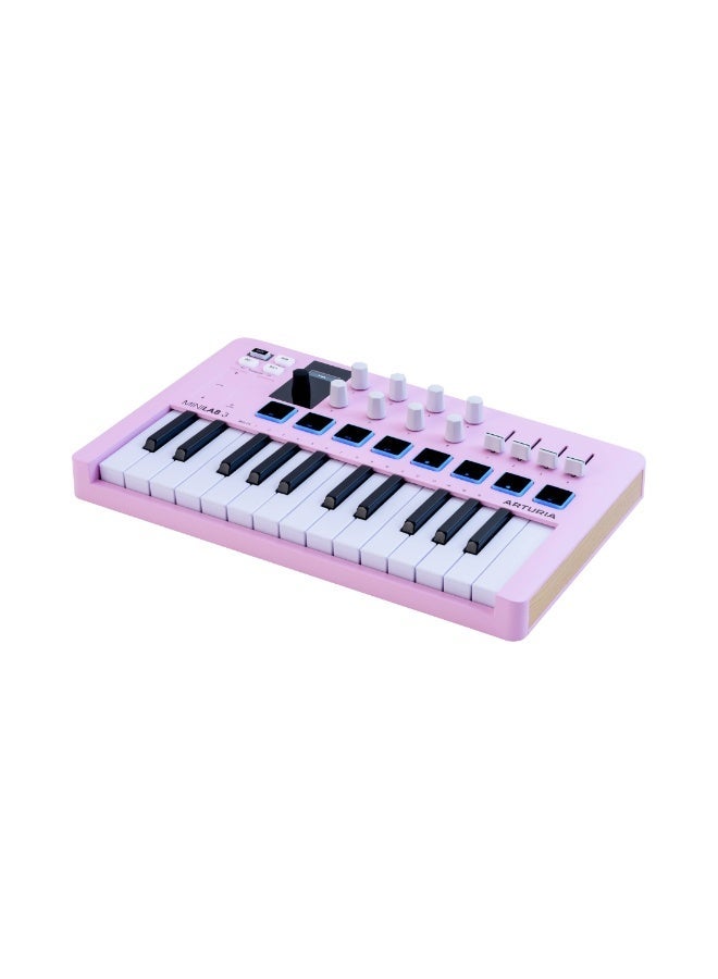 Arturia MiniLab MK3 25-key Midi Keyboard Controller â€“ Rose Quartz - Image 2