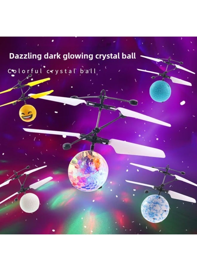 Children's Toys Remote Control Aircraft Suspension Flying Ball Two-way Induction Gesture Remote Control Helicopter Manufacturers Direct Supply-Color:Induction Flight [green Flying Ball]  - Image 2