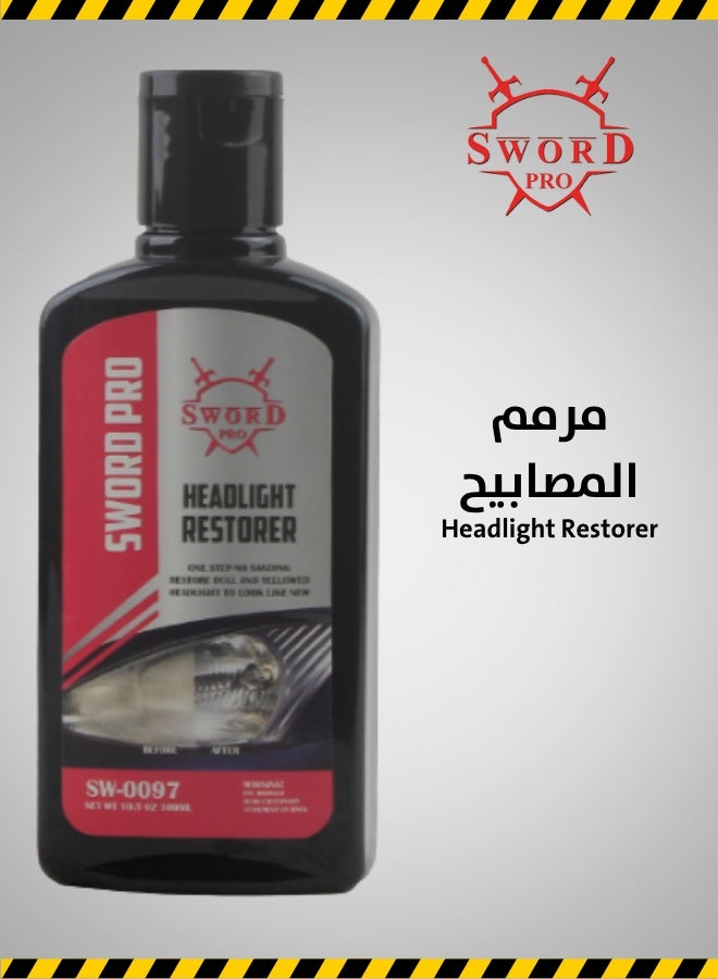 Sword Pro Headlight Restorer for Cars, Motorcycles and Multi-Purpose - Image 1