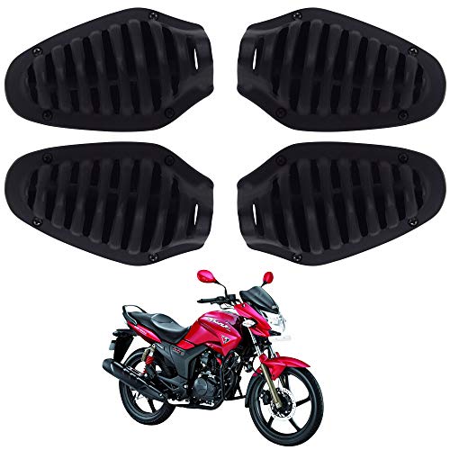 Ramanta Indicator Grill Set Plastic Indicator Grill Set for Hero Hunk (Black) Set of 4 PCs - Image 1