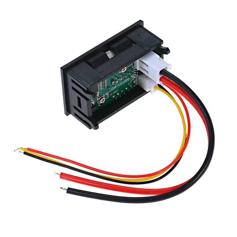 Digital Voltage Meter 48×29×22mm High Accuracy Dual Color LED Display - Reserve Connect Protection Digital Current Meter for Electrical Monitoring & Device Testing - Image 3