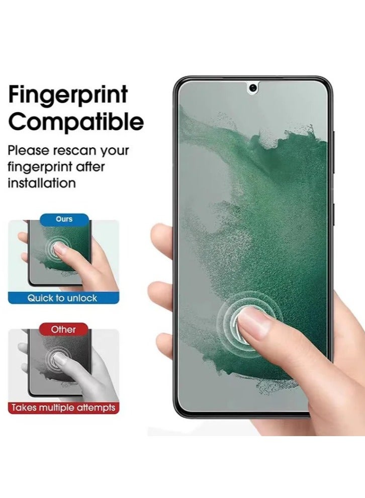 2-Pack Privacy Screen Protector for Samsung Galaxy S25, Anti-Spy Tempered Glass Film, Fingerprint ID Compatible - Image 5