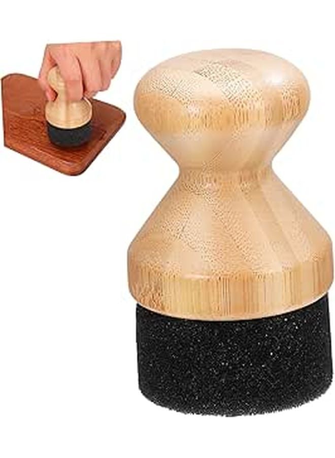 Wax Applicator Sponge Oil Applicator for Cutting Boards Utensils Easy Clean Multi Purpose Tool - Image 1