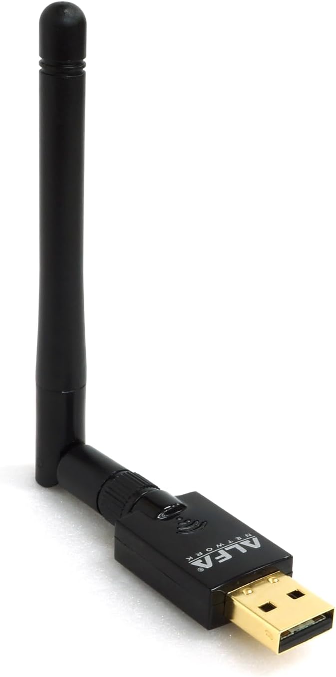 ALFA Network AWUS036ACS Wide-Coverage Dual-Band AC600 USB Wireless Wi-Fi Adapter w/High-Sensitivity External Antenna - Windows, MacOS & Kali Linux Supported - Image 1