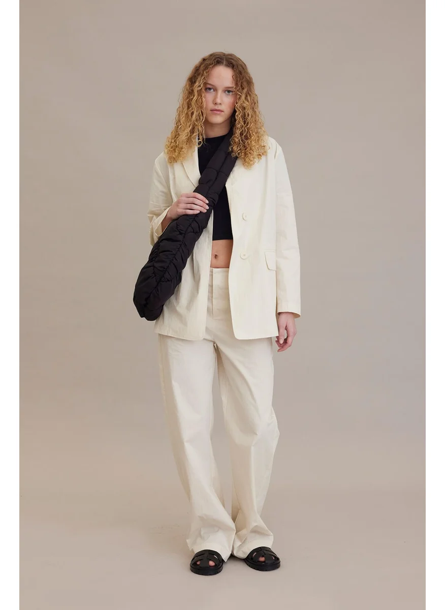Manuka Casual Blazer Jacket Vanilla