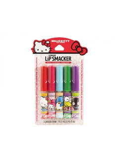 Lip Smacker Sanrio Hello Kitty and Friends Flavored Liquid Lip Gloss | Dry Lips | For Kids, Men, Women | Stocking Stuffer | Christmas Gift | Set of 5