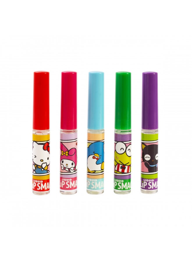 Lip Smacker - Lip Smacker Sanrio Hello Kitty and Friends Flavored Liquid Lip Gloss | Dry Lips | For Kids, Men, Women | Stocking Stuffer | Christmas Gift | Set of 5 - Image 1