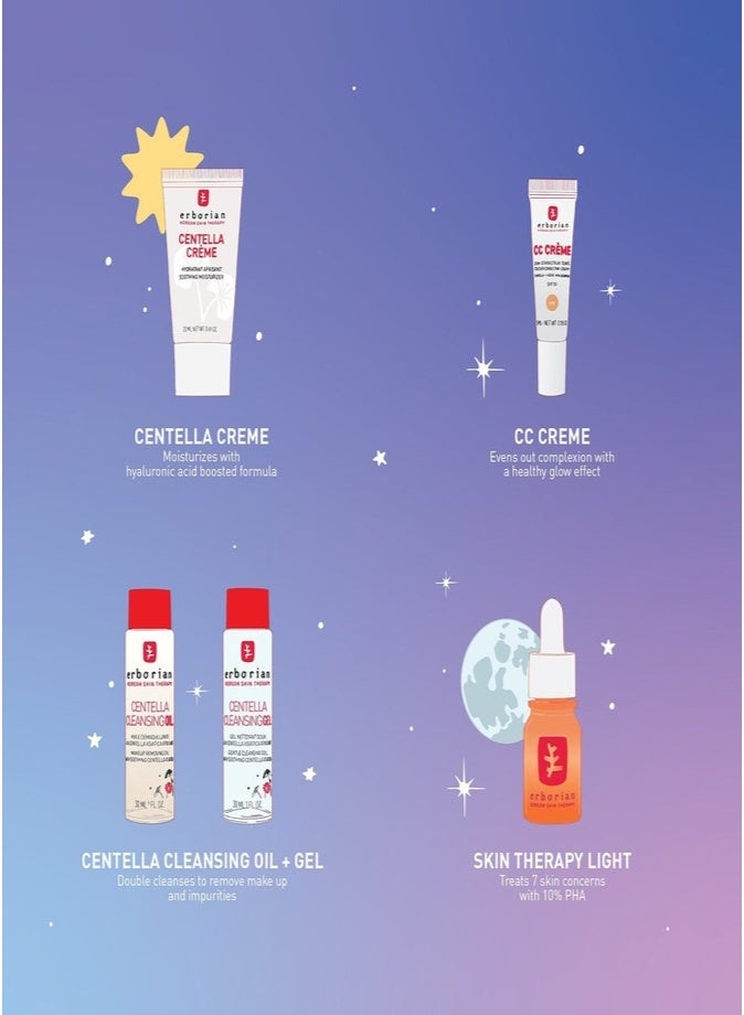 Erborian Korean Skincare Routine Set with CC Crème Doré 75ml – Color Correcting Glow Cream - Image 5