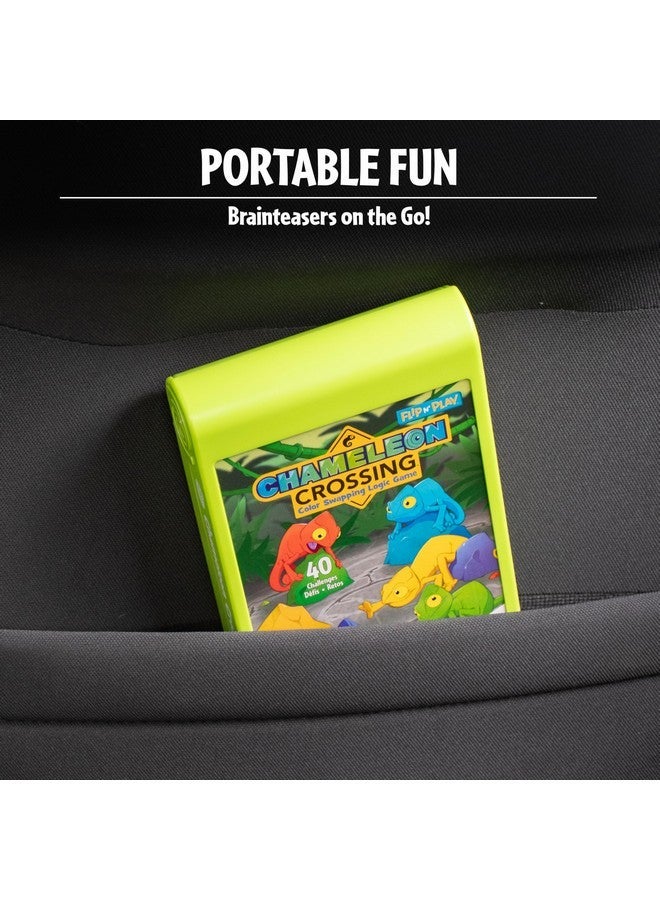 ثينك فان ThinkFun Flip N 'Play: لعبة Chameleon Crossing Travel Logic للرحلات البرية وركوب الطائرات والإجازات - Image 2