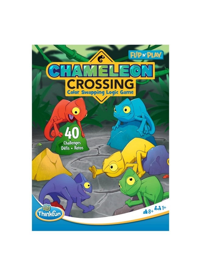 ثينك فان ThinkFun Flip N 'Play: لعبة Chameleon Crossing Travel Logic للرحلات البرية وركوب الطائرات والإجازات - Image 5