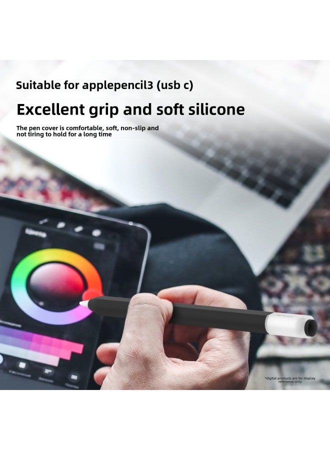 Three Generation Applicable For Applepencil3 Transparent Jelly Pen Case Usb-c For Apple Capacitive Pen Protective Case Three Generation-Specifications:Midnight Blue-For Apple Pencil 3rd Generation (usb-c) - Image 4